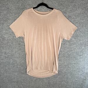 Mr Davis Shirt Mens Medium Beige Tshirt The Traditional Cut Bamboo Casual